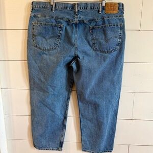 550 LEVI’S Men's Straight Blue Jeans 46x29